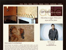 Tablet Screenshot of ansellarts.com